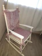 Houten schommelstoel wit, Antiek en Kunst, Antiek | Meubels | Stoelen en Banken, Ophalen