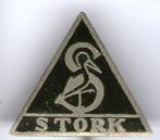 Machinefabriek Stork zwart email zilverkl speldje ( U_401 ), Verzamelen, Speldjes, Pins en Buttons, Nieuw, Transport, Speldje of Pin