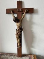 Kruisbeeld 110x50 erg mooi, Verzamelen, Ophalen, Gebruikt, Beeld(je), Christendom | Katholiek