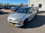 Peugeot 206 1.4 16V XS 3D 2004 Grijs Nieuwe apk, Auto's, Peugeot, Voorwielaandrijving, 1360 cc, Zwart, 4 cilinders