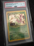 Meganium Holo Neo Genesis PSA 8, Verzenden, Zo goed als nieuw, Losse kaart, Foil