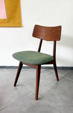 Set van 2 vintage Topform stoelen opnieuw gestoffeerd, Huis en Inrichting, Stoelen, Ophalen, Hout, Gebruikt, Twee