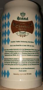 Unieke Brand Bier Pul Oktoberfeest Sittard, Verzamelen, Ophalen, Zo goed als nieuw, Pul(len), Brand