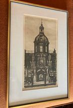Groothoofdspoort Dordrecht Marius Janssen, Antiek en Kunst, Kunst | Etsen en Gravures, Ophalen of Verzenden