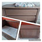 GRATIS: ledikant (grijs / 70x140) en/of commode / ladekast, Kinderen en Baby's, Kinderkamer | Complete kinderkamers, Ophalen, Gebruikt