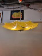 Vintage schaallamp jaren 60 glas en metaal, ,, Ophalen of Verzenden, Zo goed als nieuw, ,