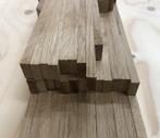 geschaafde Eiken latjes 0,8 x 2 cm diverse lengtes 75 euro, Doe-het-zelf en Verbouw, Hout en Planken, Ophalen, Minder dan 25 mm