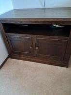 Donker Eiken TV Kast met 2 Deurtjes, Huis en Inrichting, Kasten | Televisiemeubels, Ophalen, Zo goed als nieuw, Eikenhout