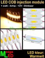LED COB injection module 1W - 3 chip – IP54 – Warmwit 3000K, Ophalen of Verzenden, Nieuw, LEDmodule verlichting
