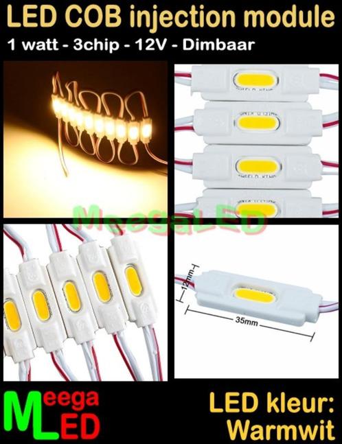 LED COB injection module 1W - 3 chip – IP54 – Warmwit 3000K, Huis en Inrichting, Lampen | Overige, Nieuw, Ophalen of Verzenden