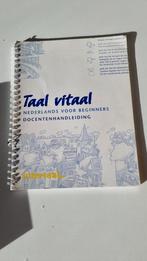 Taal vitaal. Docentenhandleiding, Boeken, Ophalen of Verzenden, Zo goed als nieuw