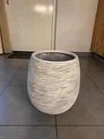 Capi stenen bloempot voor binnen en buiten, Ophalen, Steen, Rond, Zo goed als nieuw