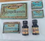 👉 Vintage Talens stempelkussens plus 2 potjes Gimborn inkt, Verzamelen, Merken en Reclamevoorwerpen, Ophalen of Verzenden