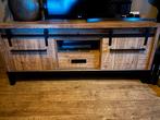 Mooie TV-meubel Loosdrecht - 153 cm, 100 tot 150 cm, Eikenhout, Ophalen of Verzenden, Zo goed als nieuw