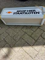 staatsloterij lichtbak reclame, Ophalen, Gebruikt, Lichtbak of (neon) lamp