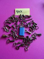 40x oude antieke sleuteltjes sleutels sleutel slot hangslot, Ophalen of Verzenden
