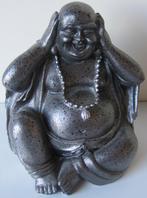 lachend houten boeddha beeldje, Huis en Inrichting, Woonaccessoires | Boeddhabeelden, Ophalen of Verzenden, Zo goed als nieuw