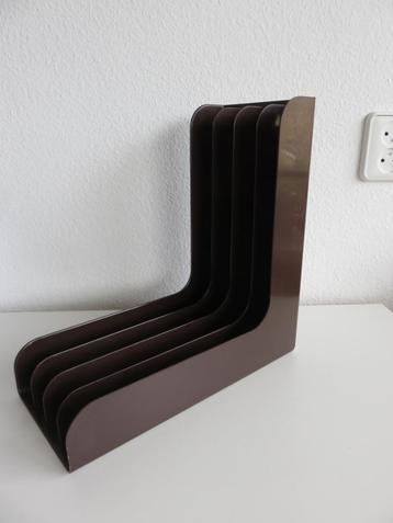 lp houder bruin kunststof LP rack voor vinyl platen beschikbaar voor biedingen