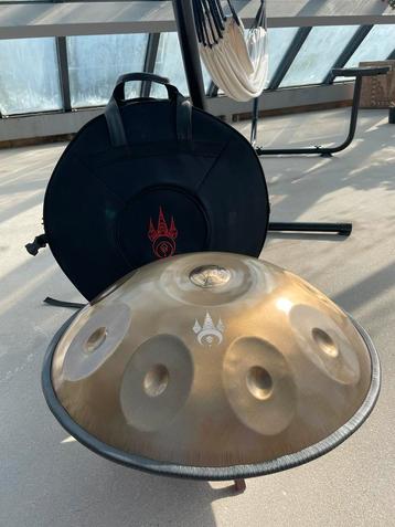 Nieuw handgemaakt handpan D- hijaz 432 hz 9 tonen beschikbaar voor biedingen