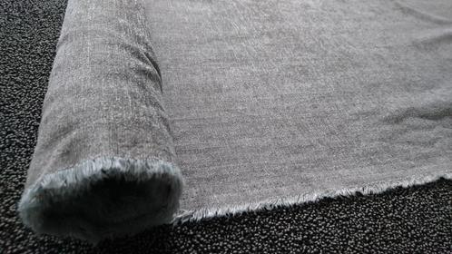 Gordijnstof Hoshi 140 cm breed - grijs - lap stof - NIEUW, Hobby en Vrije tijd, Stoffen en Lappen, Nieuw, Polyester, 120 cm of meer