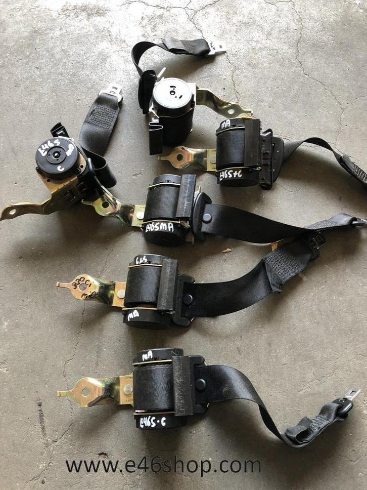 GORDEL BMW 3 SERIE E46 SEDAN EN COUPE MIDDEN OP ACHTERBANK, Auto-onderdelen, Interieur en Bekleding, BMW, Gebruikt, Ophalen of Verzenden