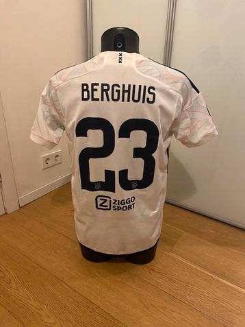 Matchworn Ajax shirt Steven Berghuis 2023/24. Zie adv! beschikbaar voor biedingen