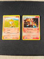 Chimchar en Infernape LV.8 & 40 - Diamond & Pearl - Foil, Ophalen of Verzenden, Gebruikt, Losse kaart, Foil
