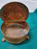 Kruimelvanger pan rood koper vintage, Ophalen of Verzenden