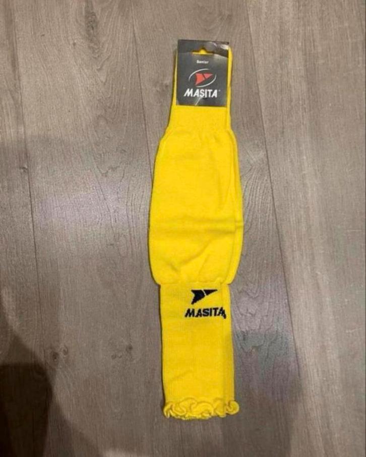 Masita gele voetbalsokken one size, Kleding | Heren, Sportkleding, Nieuw, Voetbal, Overige maten, Geel, Ophalen of Verzenden