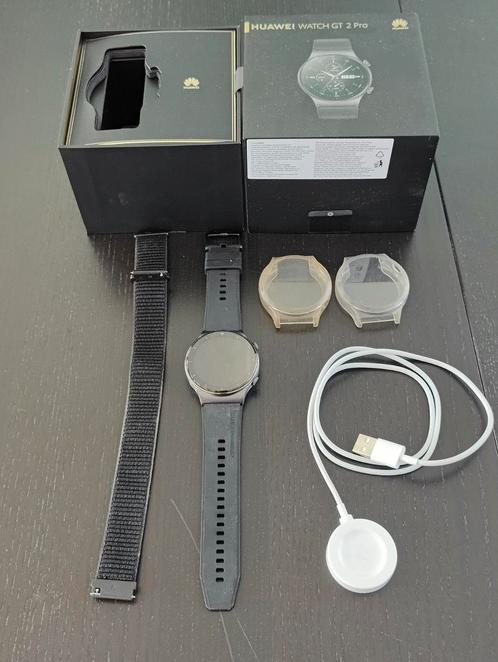 Huawei watch gt 2 pro, Sieraden, Tassen en Uiterlijk, Smartwatches, Gebruikt, Android, Zwart, Ophalen of Verzenden