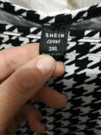 Shein Curve Jurk - Zwart/Wit Pepita, Ophalen, Zwart, Maat 46/48 (XL) of groter, Zo goed als nieuw