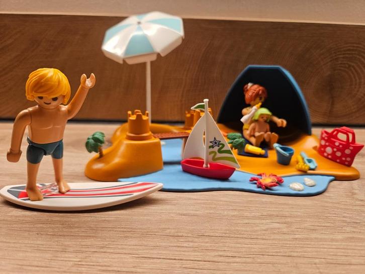 Playmobil 9425 Family Fun aan het strand, Kinderen en Baby's, Speelgoed | Playmobil, Zo goed als nieuw, Complete set, Ophalen of Verzenden