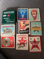 Heineken blik met bierviltjes, Ophalen of Verzenden, Zo goed als nieuw, Gebruiksvoorwerp