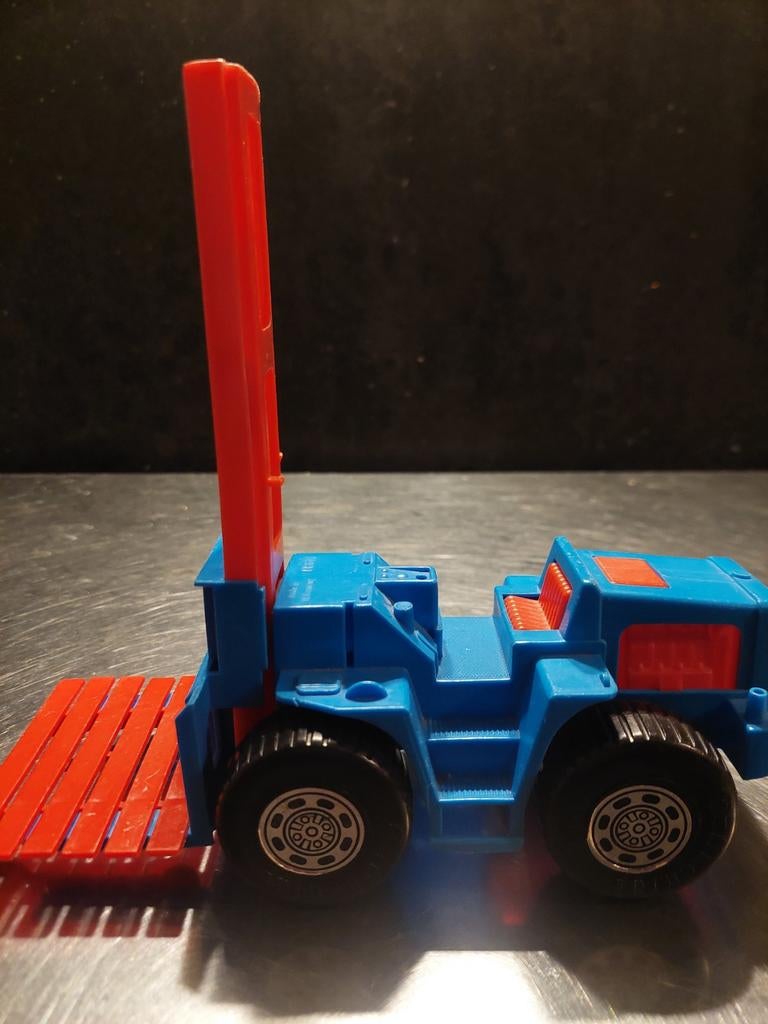 Plastic heftruck/ vintage / jaren 70/jaren 80/speelgoed auto, Ophalen of Verzenden, Gebruikt