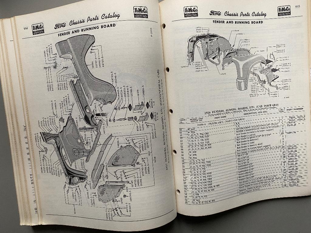 Part & accessoires catalog 1956-57 Ford series 100 thru 600, Ophalen of Verzenden