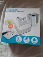Fichero Mini Pocket Printer - Thermische Printer, Zwart-en-wit printen, Fotoprinter, Nieuw, Ophalen of Verzenden