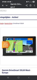 Garmin Drive Smart 50LM West-Europa Navigatiesysteem, Auto diversen, Autonavigatie, Ophalen of Verzenden, Nieuw