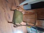 Rieten stoel, Huis en Inrichting, Stoelen, Ophalen, Gebruikt, Bruin, Riet of Rotan
