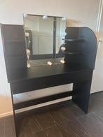 Make up  tafel zwart, Zo goed als nieuw, Minder dan 100 cm, Hout, 50 tot 100 cm