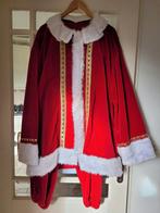 Kerstman kostuum, maat L-xxl velours compleet met attributen, Ophalen of Verzenden, Zo goed als nieuw, Overige maten