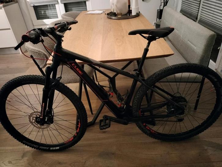 Cube Reaction GTC Hardtail Mountain Bike Carbon/Red, Fietsen en Brommers, Fietsen | Mountainbikes en ATB, Gebruikt, Heren, Overige merken