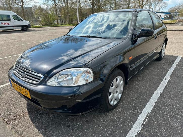 Honda Civic 1.4 I City 2000 Zwart, Auto's, Honda, Particulier, Benzine, Hatchback, Handgeschakeld, Origineel Nederlands, Zwart