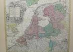 Antieke kaart Nederland J.B. Homann 18e eeuw, Boeken, Ophalen, Voor 1800, Landkaart, Nederland