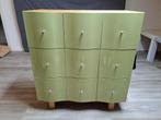 Vintage groene ladekast Vajer, Huis en Inrichting, Kasten | Ladekasten, Ophalen, Gebruikt, 5 laden of meer, Vintage
