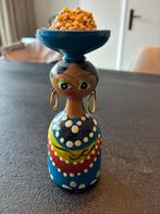 Vintage Egyptische volkskunst kunst beeldje hout, Ophalen of Verzenden