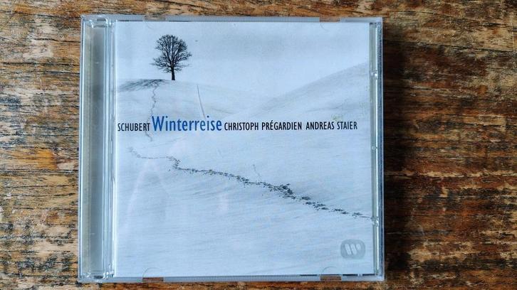 CD Schubert: Winterreise / Pregardien, Staier, Cd's en Dvd's, Cd's | Klassiek, Zo goed als nieuw, Kamermuziek, Romantiek, Met libretto