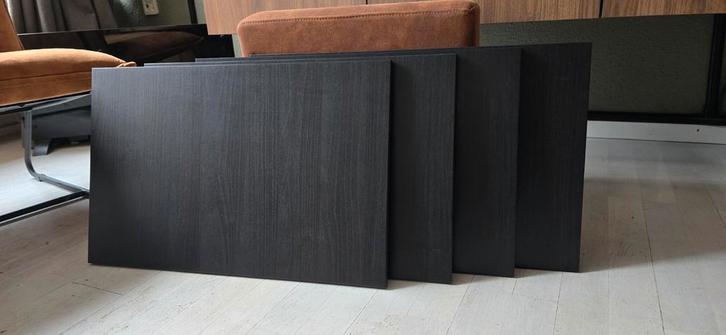Ikea Besta deurtjes zwartbruin 4stuks, Huis en Inrichting, Kasten | Televisiemeubels, Gebruikt, Minder dan 100 cm, 50 tot 100 cm