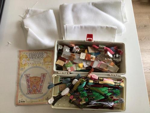 Borduurzijde, Hobby en Vrije tijd, Borduren en Borduurmachines, Gebruikt, Borduurpakket, Handborduren, Ophalen of Verzenden