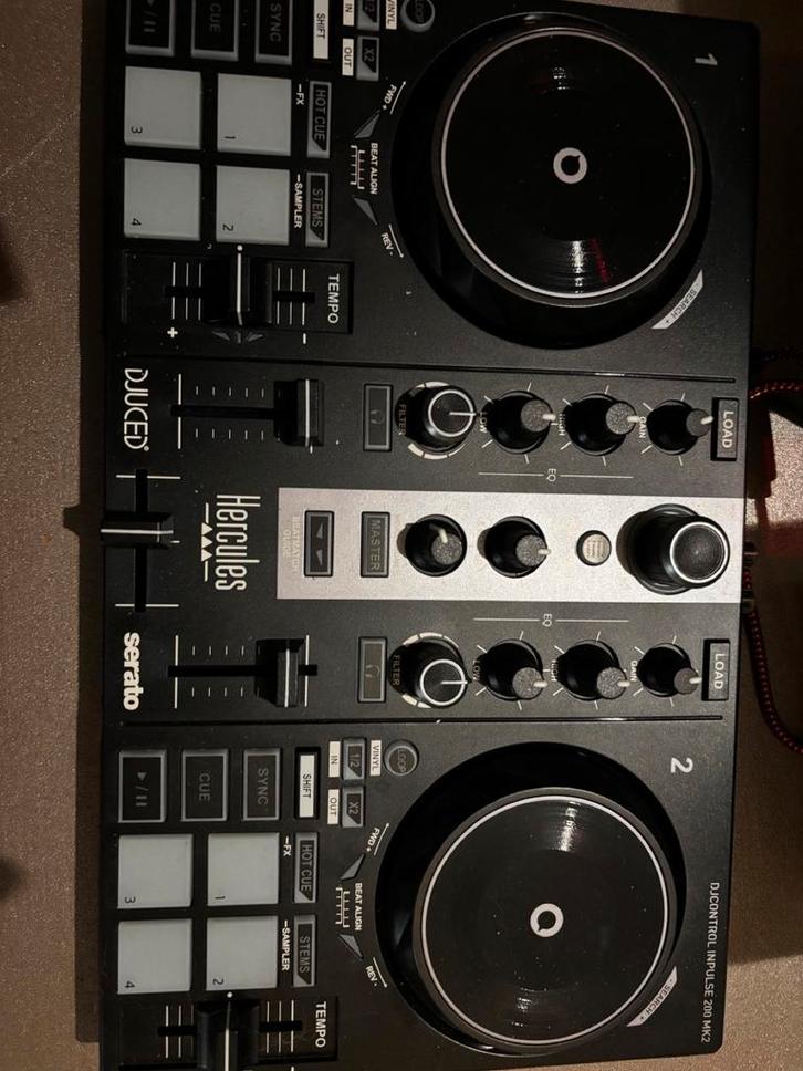 Nieuwe Hercules DJControl Inpulse 200 MK2 + Boxen, Muziek en Instrumenten, Dj-sets en Draaitafels, Nieuw, Dj-set, Overige merken
