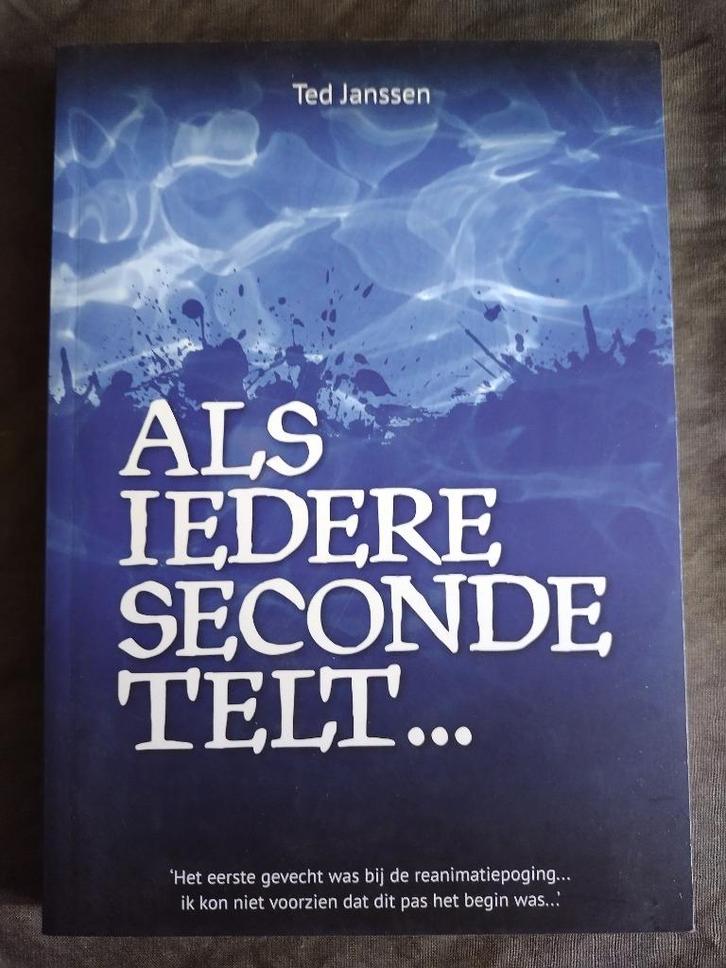 Ted Janssen - Als iedere seconde telt..., Boeken, Biografieën, Zo goed als nieuw, Ophalen of Verzenden
